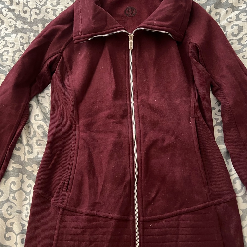 Lululemon Athletica Deep Red Utility Jacket